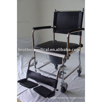 Steel Commode Chair Powder Coated (Chromed option)
